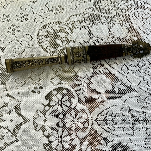 VINTAGE Argentinian Alpaca Gaucho Boot Knife - Picture 1 of 9